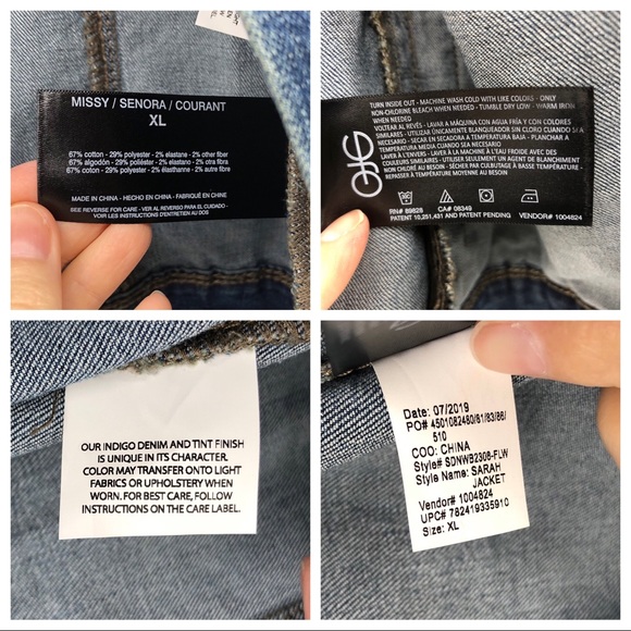 Beautiful Nine West classic denim jacket - Picture 7 of 7